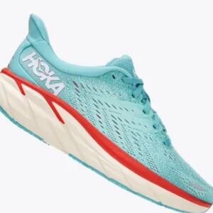 Hoka Clifton 8 Aquamarine Running Shoe Women’s Size 9